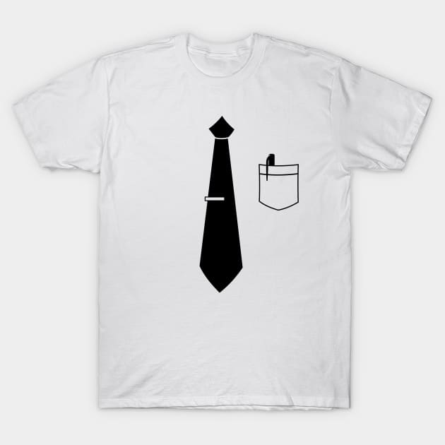 Nerdy Neck Tie Halloween Costume T-Shirt T-Shirt by happinessinatee